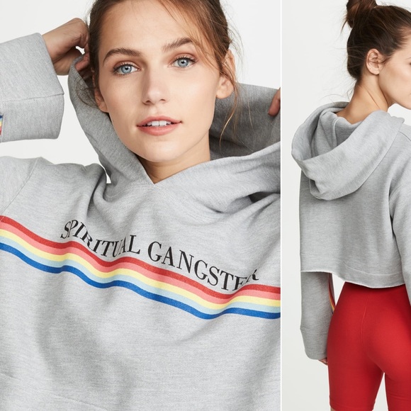 spiritual gangster rainbow sweatshirt